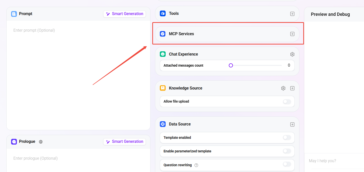 https://docs.serviceme.com/en/assets/images/%E5%BA%94%E7%94%A8-%E4%BD%BF%E7%94%A8MCP1-8dd7b5a51a8d007df030d0cecbc17eed.png