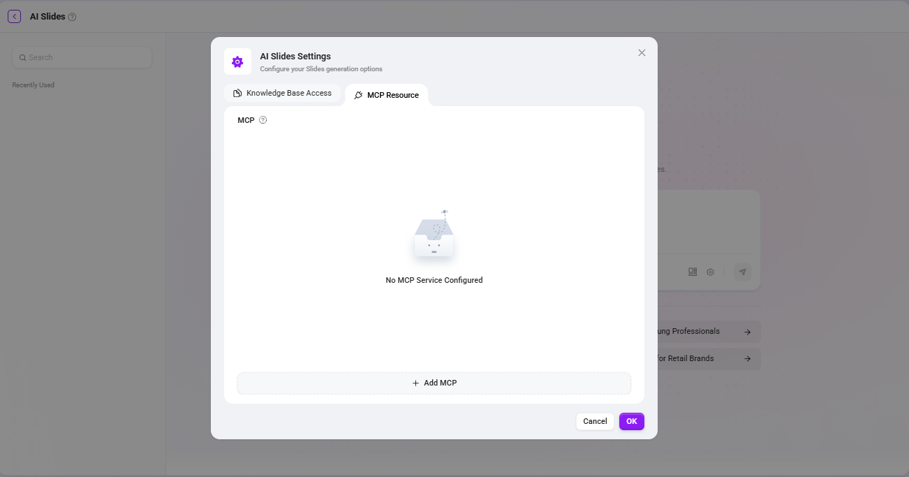 https://docs.serviceme.com/en/assets/images/AI%E5%B9%BB%E7%81%AF%E7%89%87-MCP%E8%B5%84%E6%BA%90%E9%85%8D%E7%BD%AE-d0f60d89072aa2a33f42a9a7de7d8d8f.png